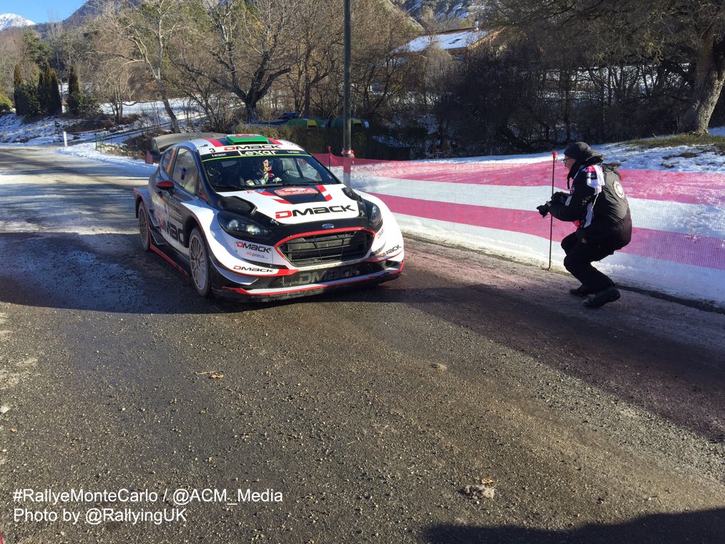 Evans Shows Blistering Form To Win Three Stages On Monte Carlo Rally