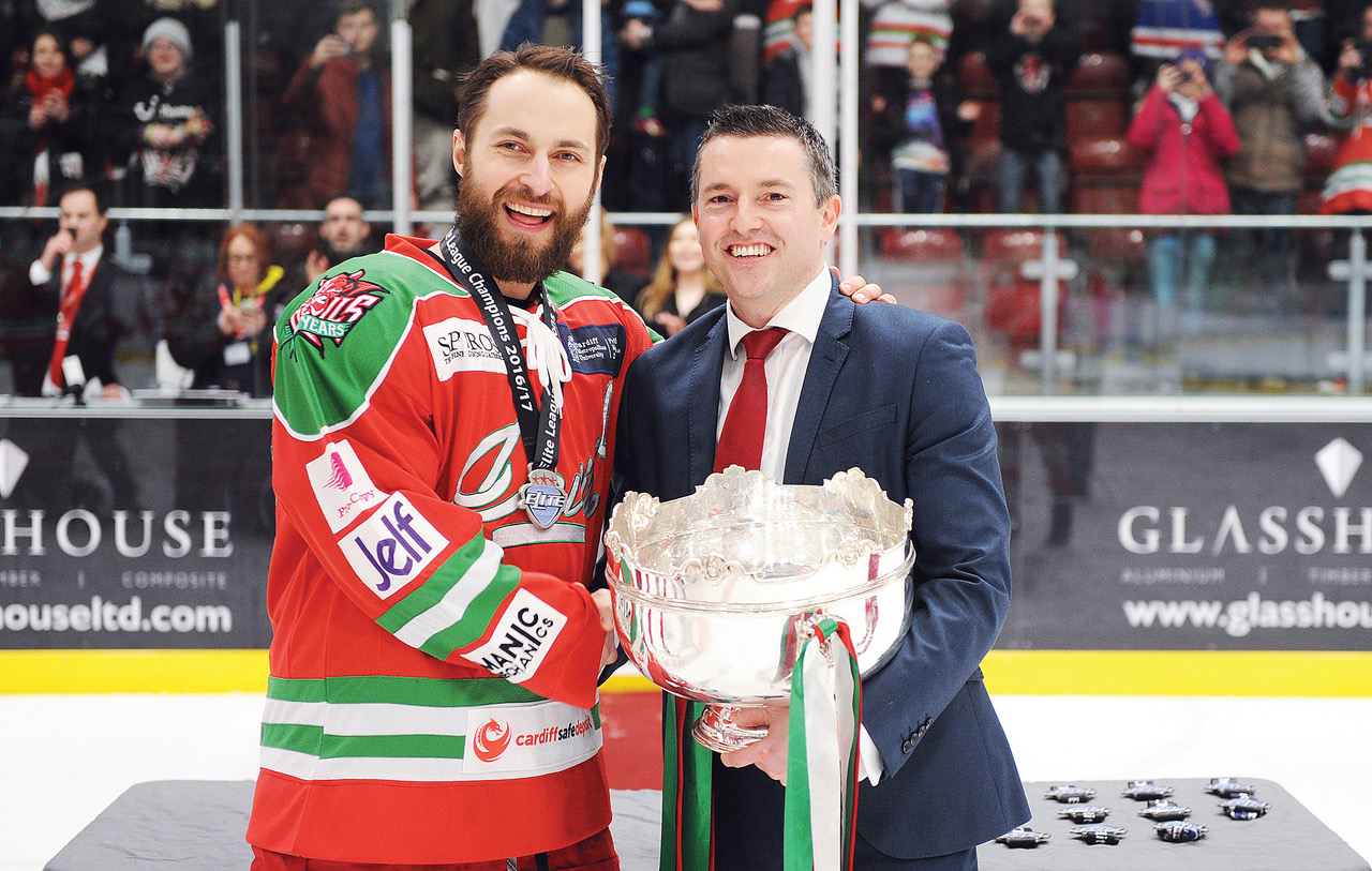 Former Devils Coach Paul Heavey Congratulates Andrew Lord’s Team