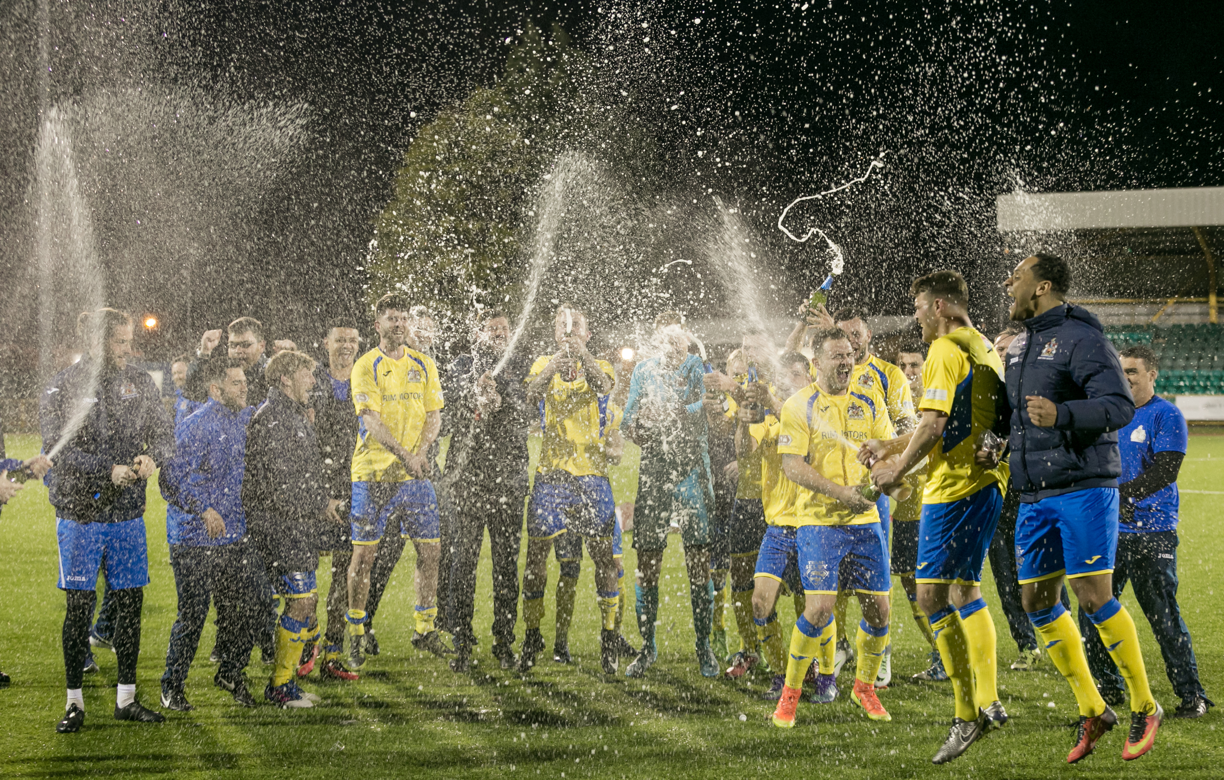 Barry Town United To Be Crowned Welsh League Champions at Jenner Park