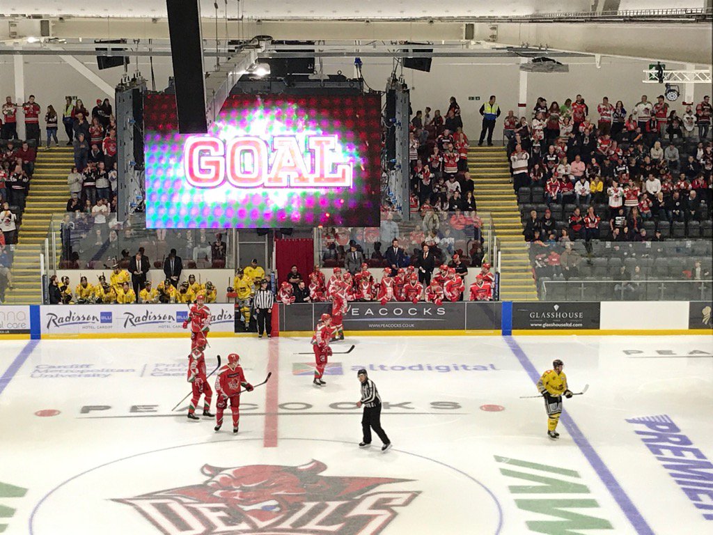 Six Hitters Cardiff Devils Warm-Up For Champions League