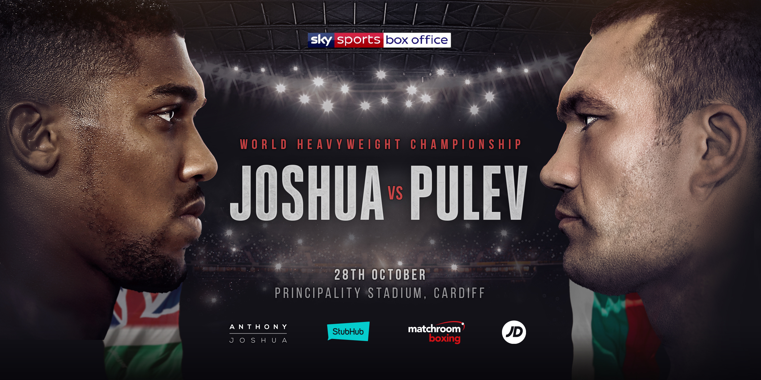 Joshua To Defend World Titles At Principality Stadium