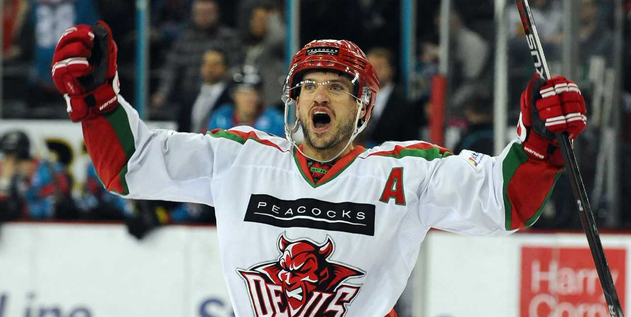 My Cardiff Devils Jersey! My uncle owns the team and they're