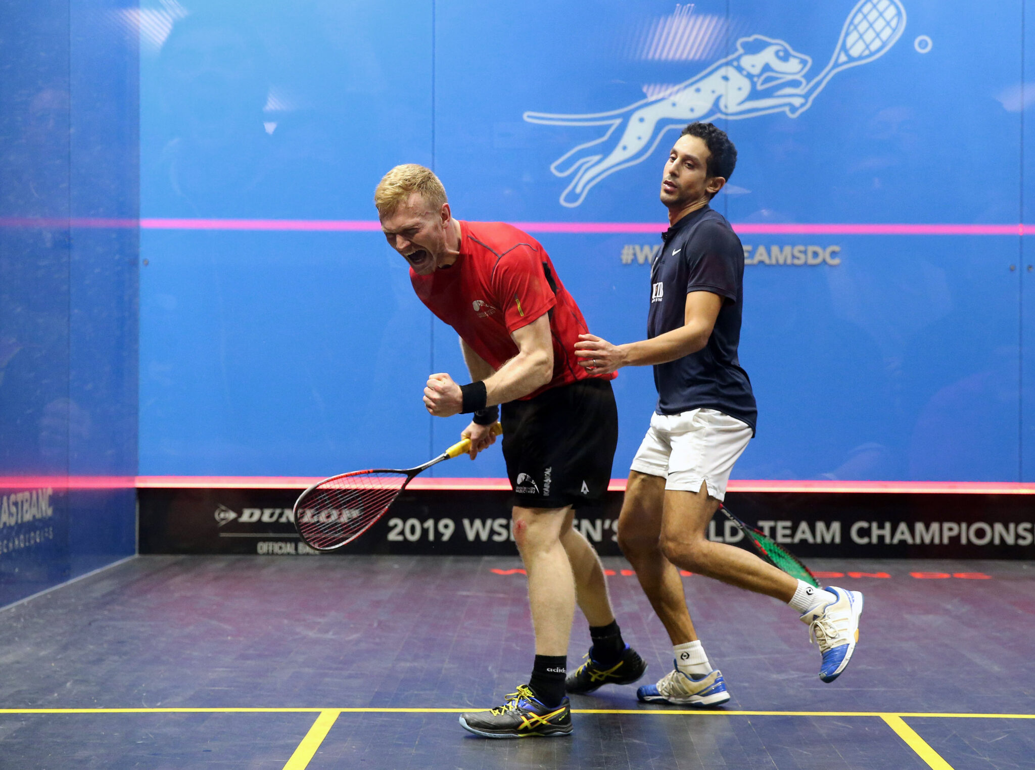 Squash On Fire, Wales On Fire, Joel On Fire At World Team Squash Championships In Washington DC