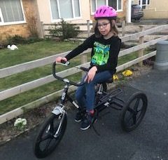 Ffion, 9, Gets On Her Bike To Go The Extra Mile For NHS Volunteers