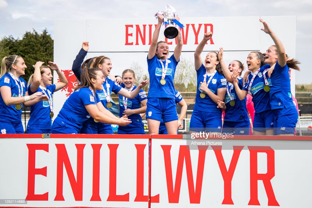 Bend It Like Ffion Price . . . Cardiff City Women Compared To David Beckham After Lifting The Double