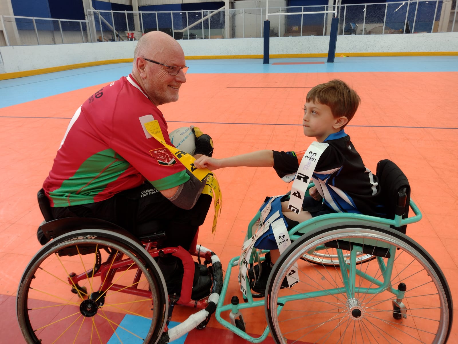 Old Meets Young In Successful First Wales Wheelchair Invitational Rugby League Game