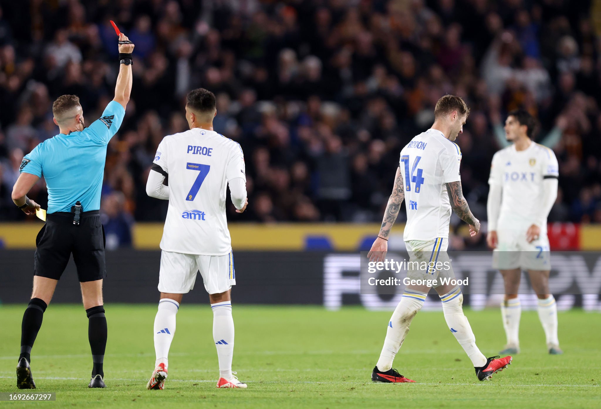 Joe Rodon Red Card Should Never Have Been Given, Claims Leeds Boss Daniel Farke