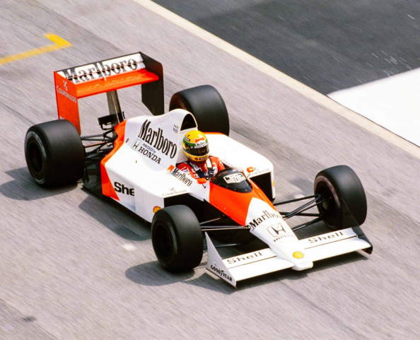 Ayrton Senna’s McLaren MP4/4 Returns To Pembrey